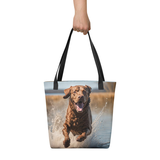 Tote bag-Chesapeake Retriever V2