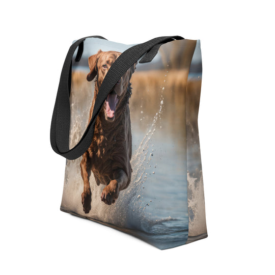 Tote bag-Chesapeake Retriever V2