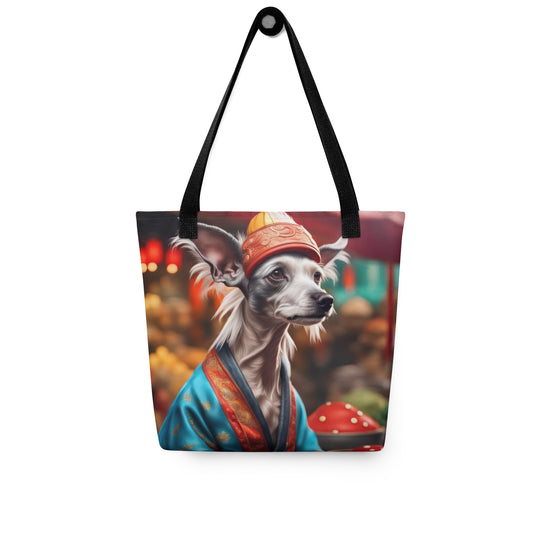 Tote bag-Chinese Crested Dog V2