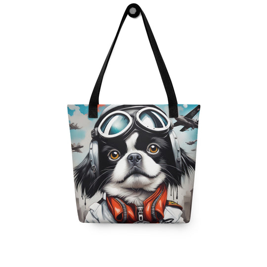 Tote bag-Japanese Chin V8