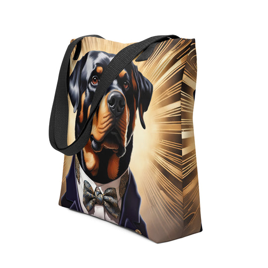 Tote bag-Rottweiler V17