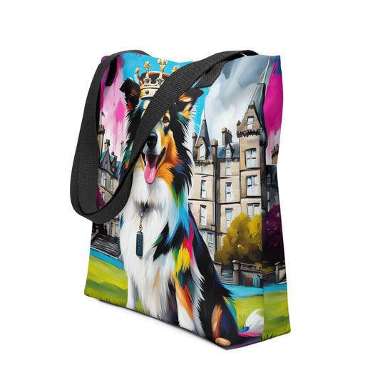 Tote bag-Collie V2