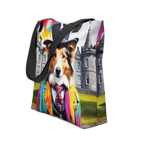 Tote bag-Collie V4