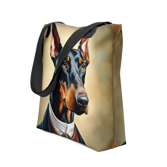 Tote bag-Doberman Pinscher