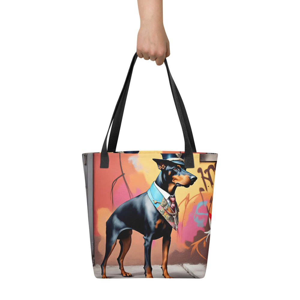 Tote bag-Doberman Pinscher V3