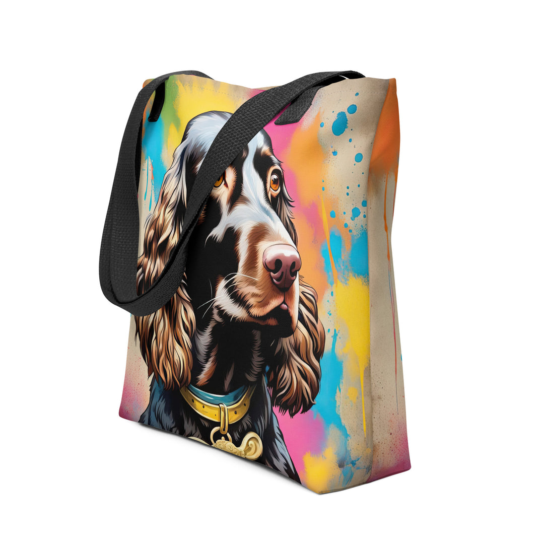 Tote bag-Field Spaniel