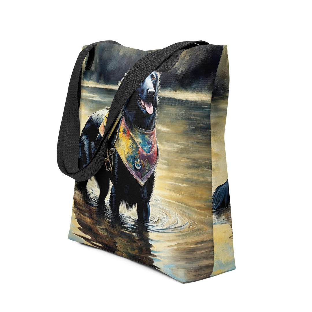 Tote bag-Flat-Coated Retriever V2