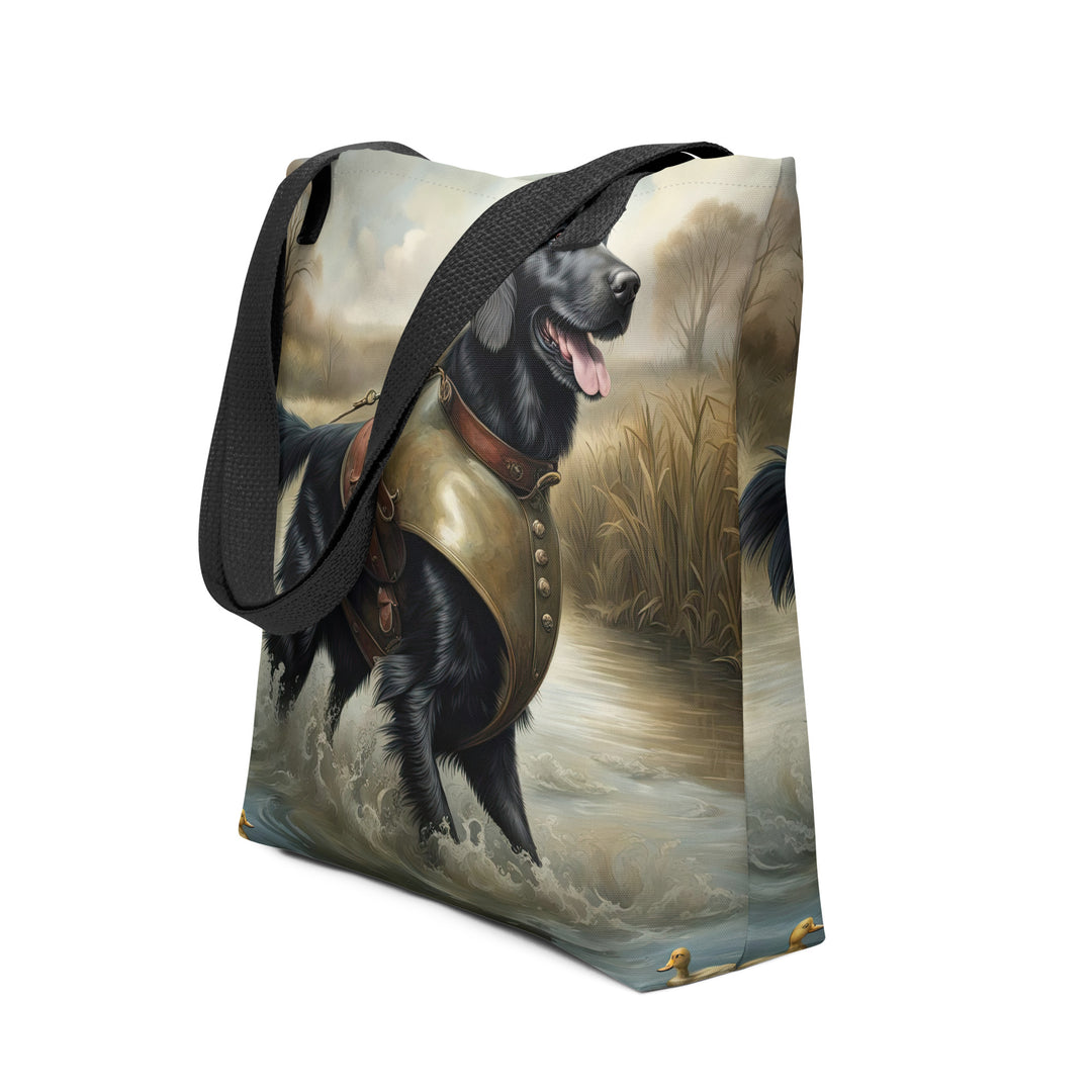 Tote bag-Flat-Coated Retriever V3