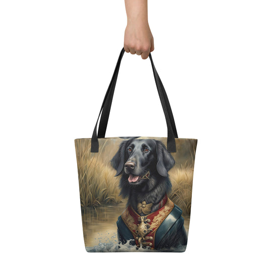 Tote bag-Flat-Coated Retriever V4