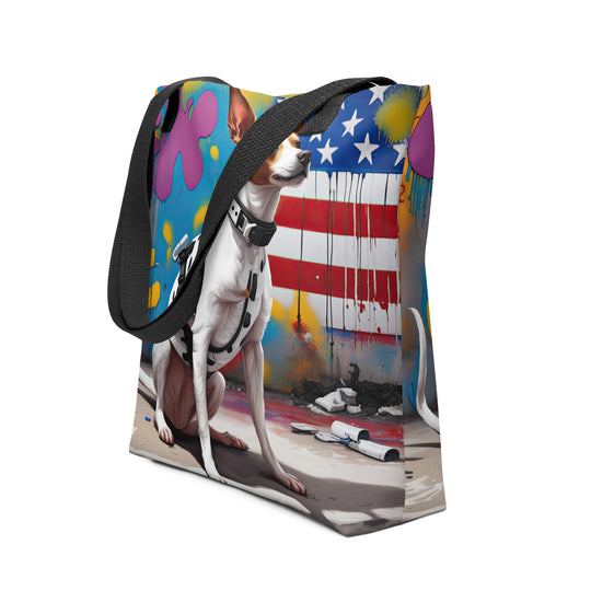 Tote bag-Short-legged Rat Terrier V3