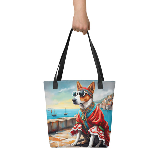 Tote bag-Volpino Italiano V4