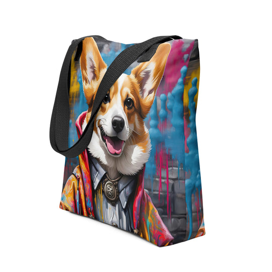 Tote bag-Pembroke Welsh Corgi  V4