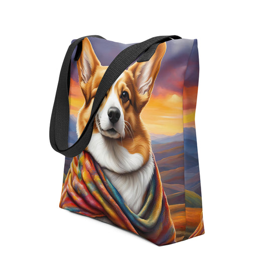 Tote bag-Pembroke Welsh Corgi  V5