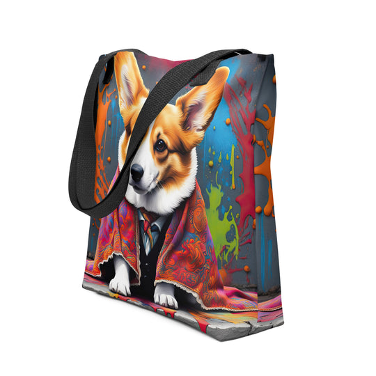 Tote bag-Pembroke Welsh Corgi V8