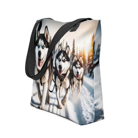 Tote bag-Siberian Husky V2