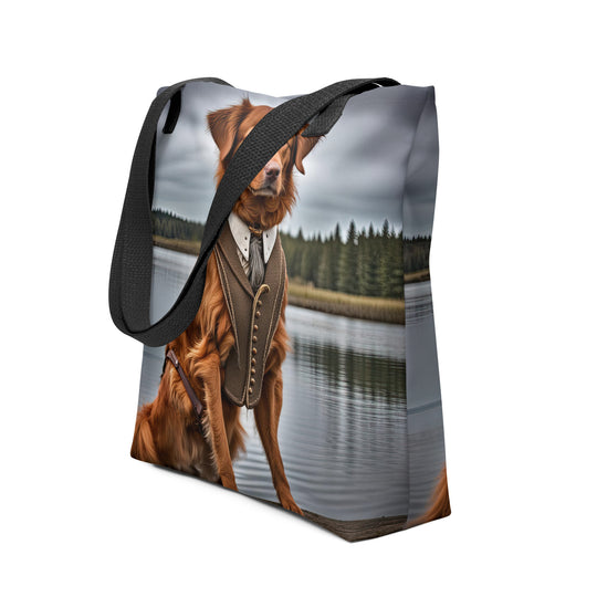 Tote bag-Novia Scotia Duck Trolling Retriever V2