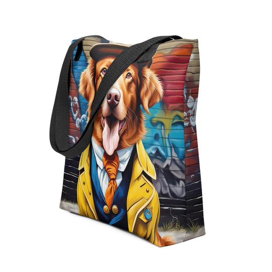 Tote bag-Novia Scotia Duck Trolling Retriever V3