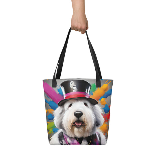 Tote bag-Old English Sheepdog V3