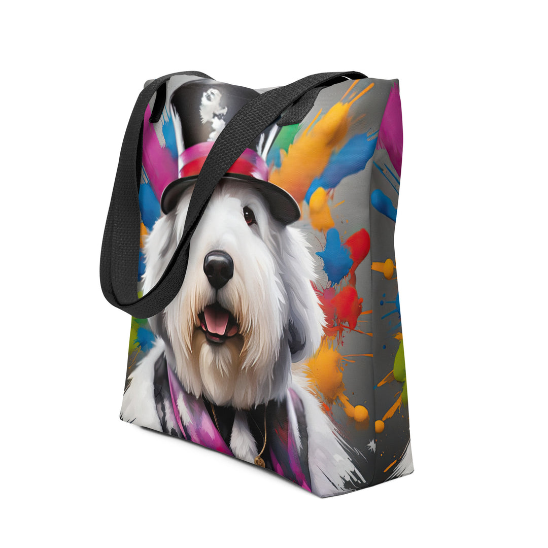 Tote bag-Old English Sheepdog V3