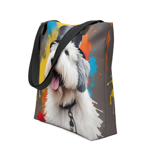 Tote bag-Old English Sheepdog V4