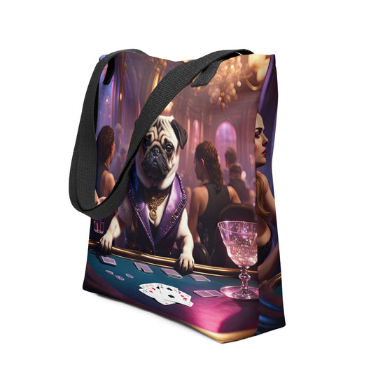 Tote bag-Pug V13