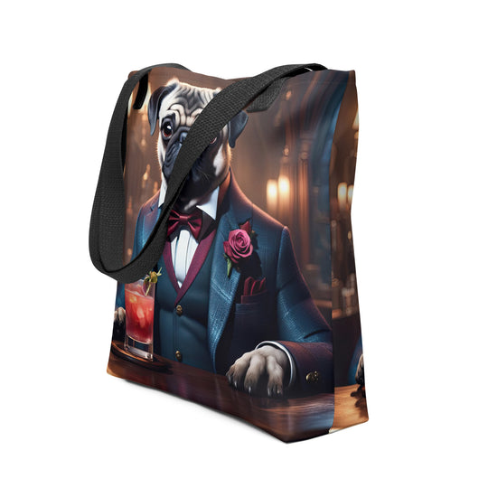 Tote bag-Pug V14