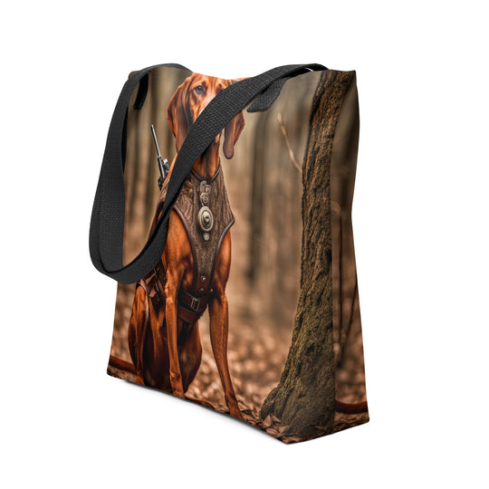 Tote bag-Redbone Coonhound V2