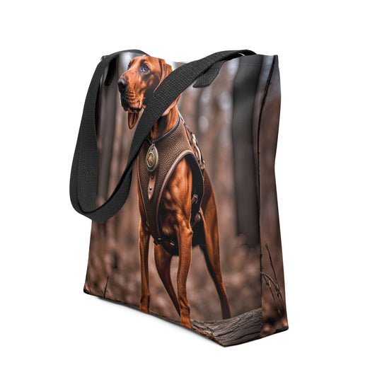 Tote bag-Redbone Coonhound V3