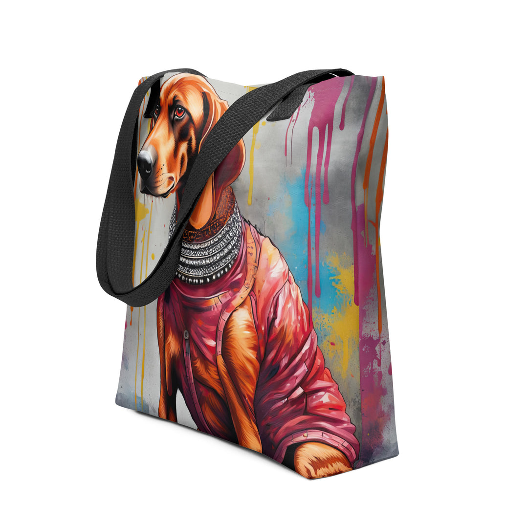 Tote bag-Redbone Coonhound V4