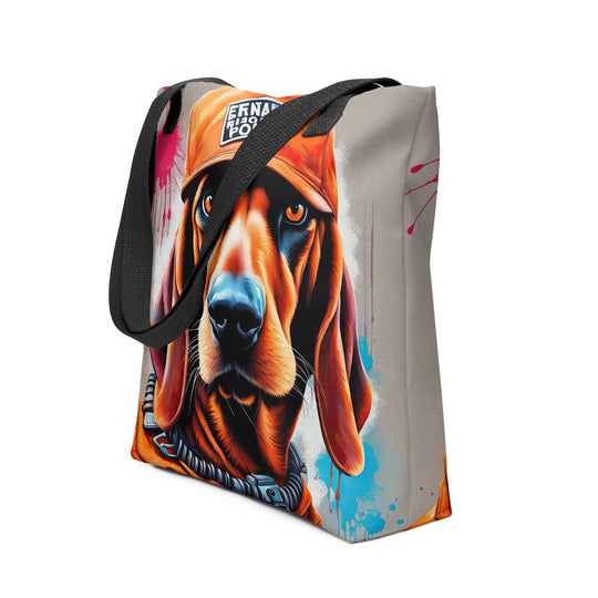 Tote bag-Redbone Coonhound V6