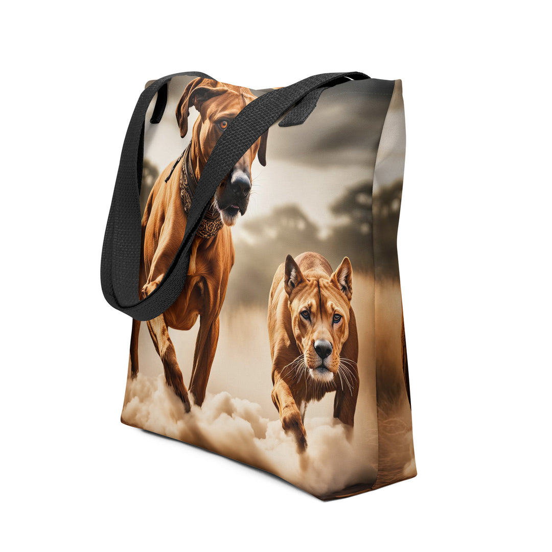 Tote bag-Rhodesian Ridgeback