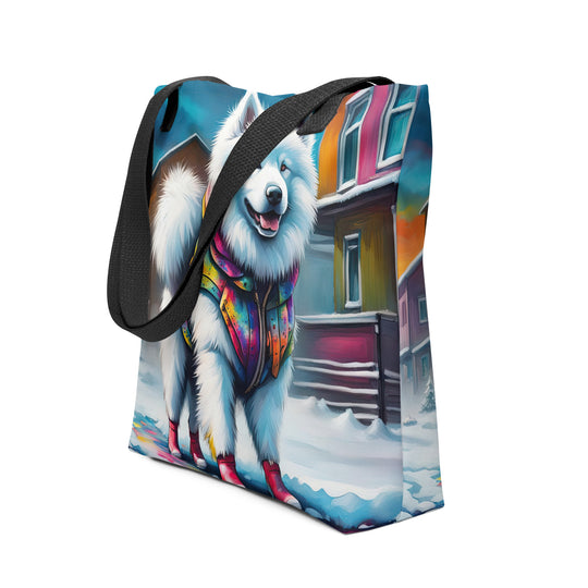 Tote bag-Samoyed