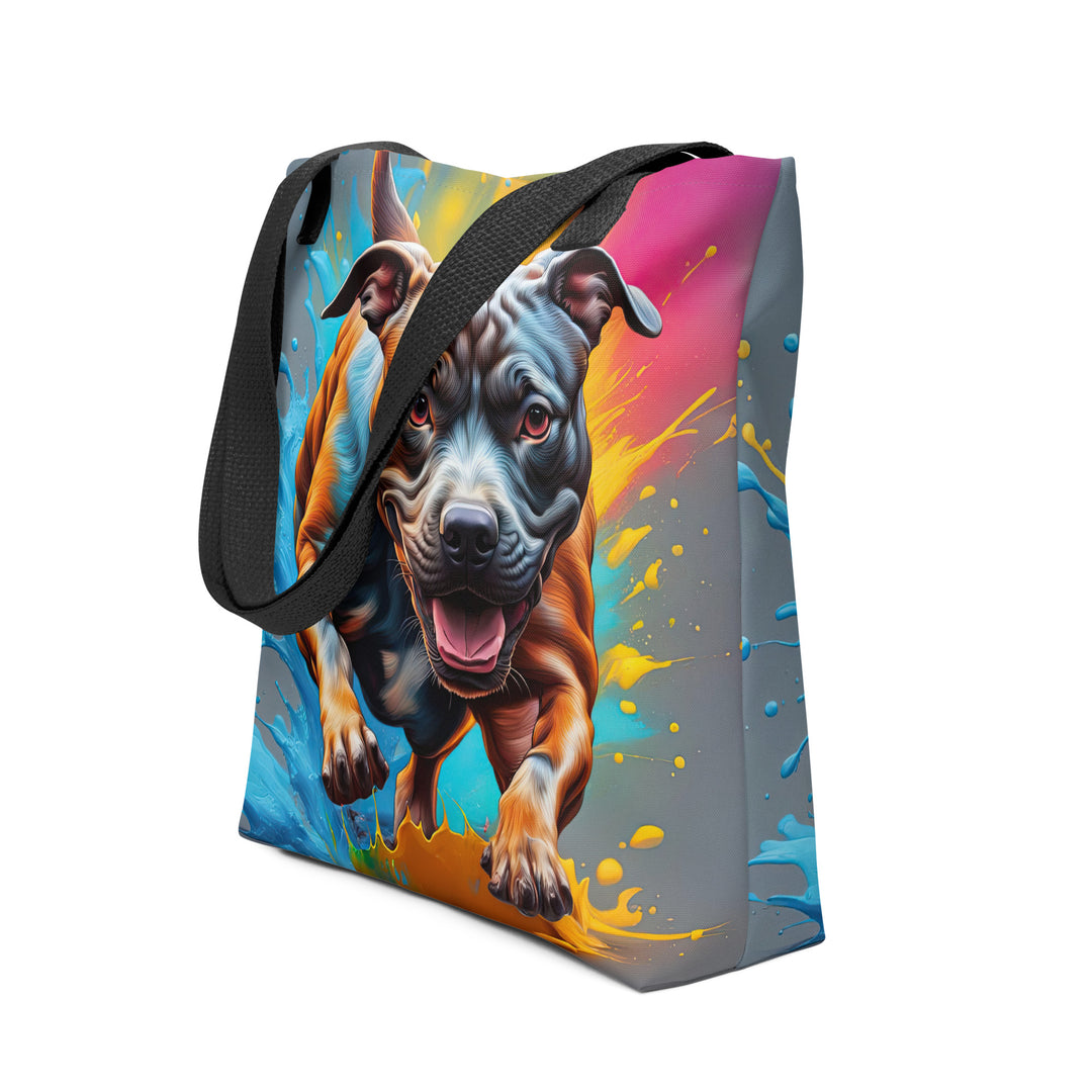 Tote bag-Staffordshire Bull Terrier