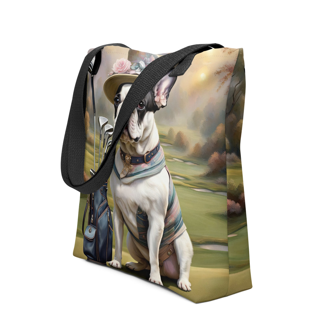 Tote bag-French Bulldog Golfer V20