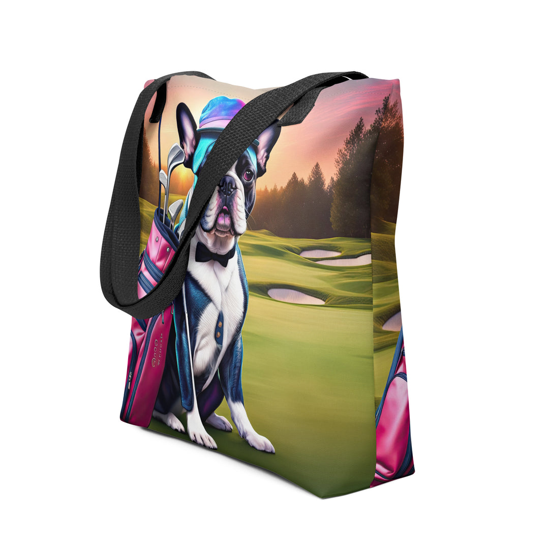 Tote bag-French Bulldog Golfer V29