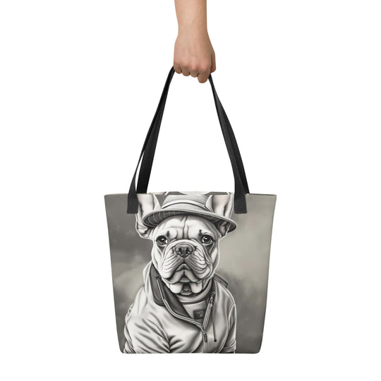 Tote bag-French Bulldog Golfer V41