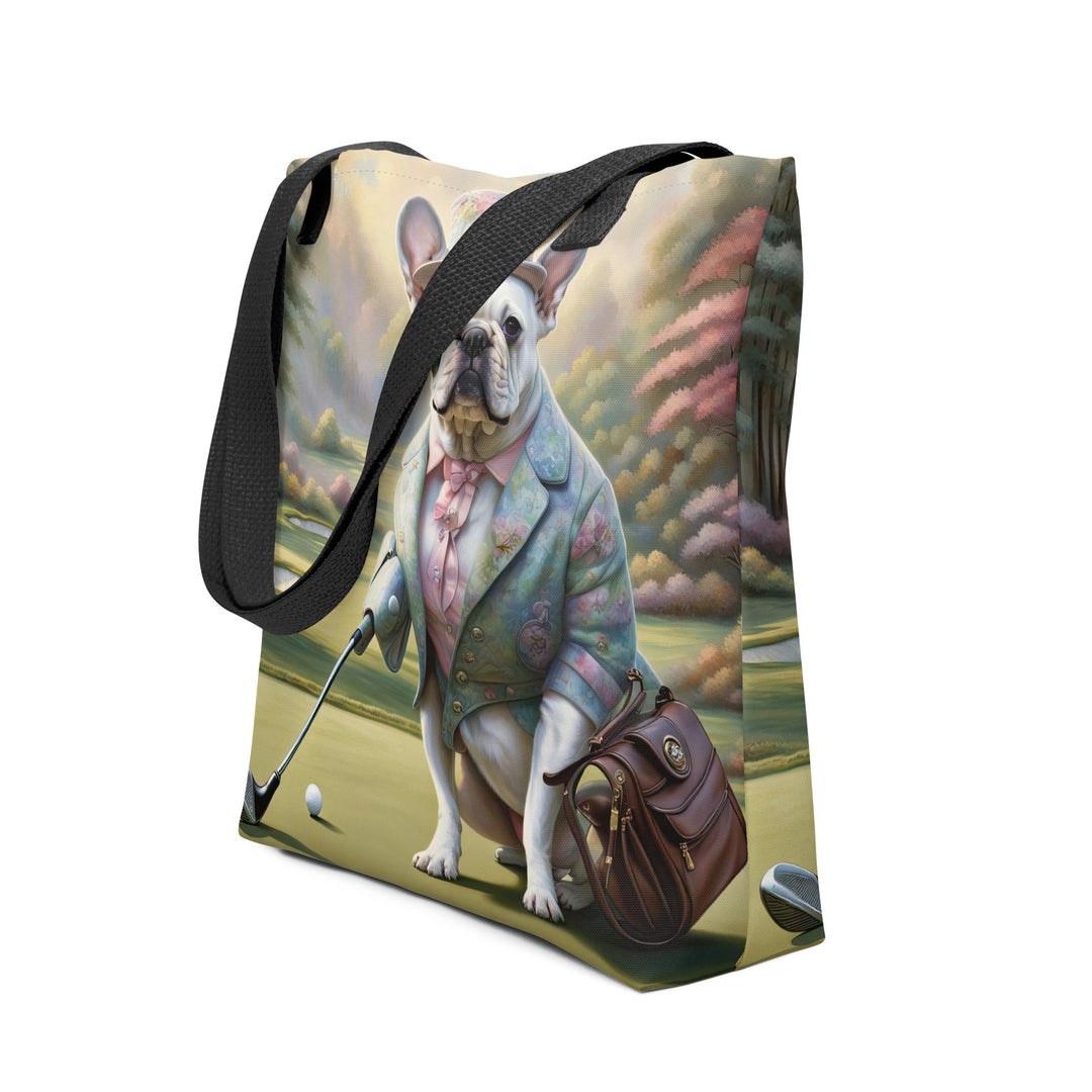 Tote bag-French Bulldog Golfer V55