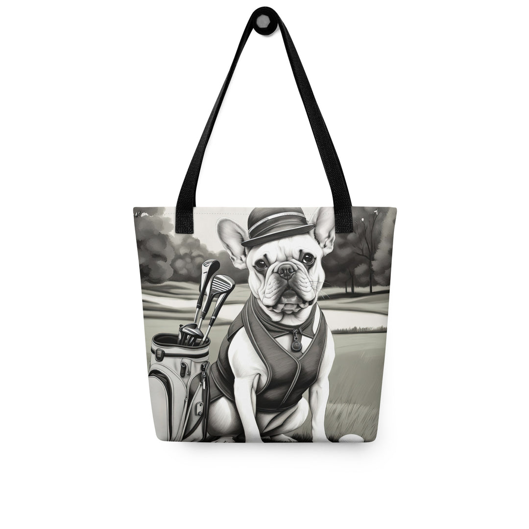 Tote bag-French Bulldog Golfer V59