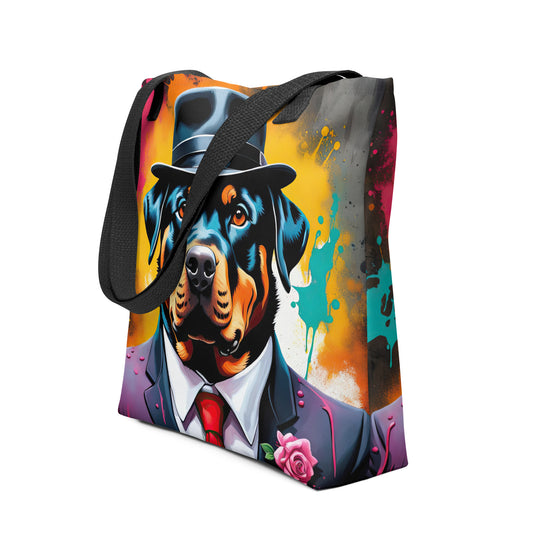 Tote bag-Rottweiler V19