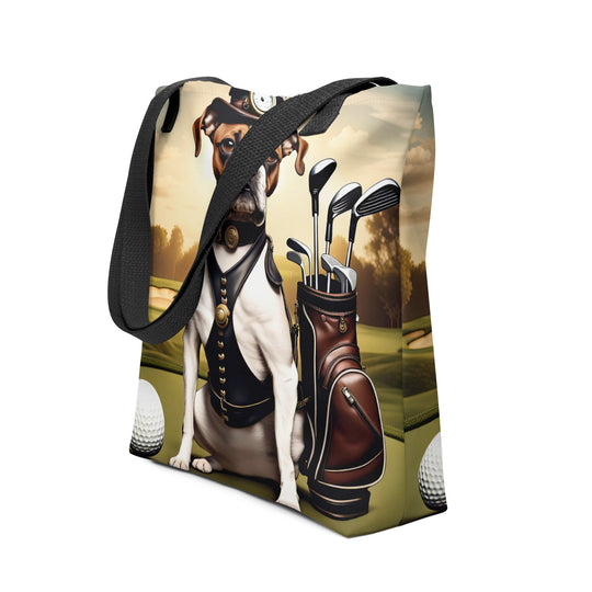 Tote bag-Boxer Golfer V6