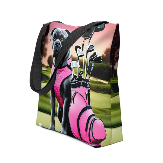 Tote bag-Cane Corso Golfer V3