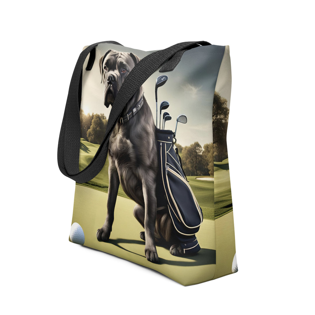 Tote bag-Cane Corso Golfer V5