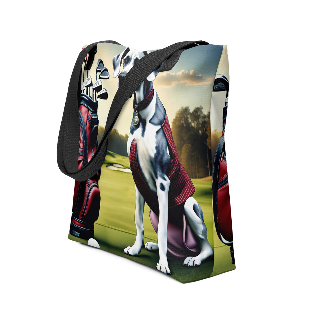 Tote bag-Great Dane Golfer V3