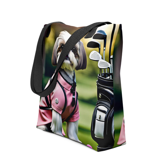 Tote bag-Shih Tzu Golfer V2