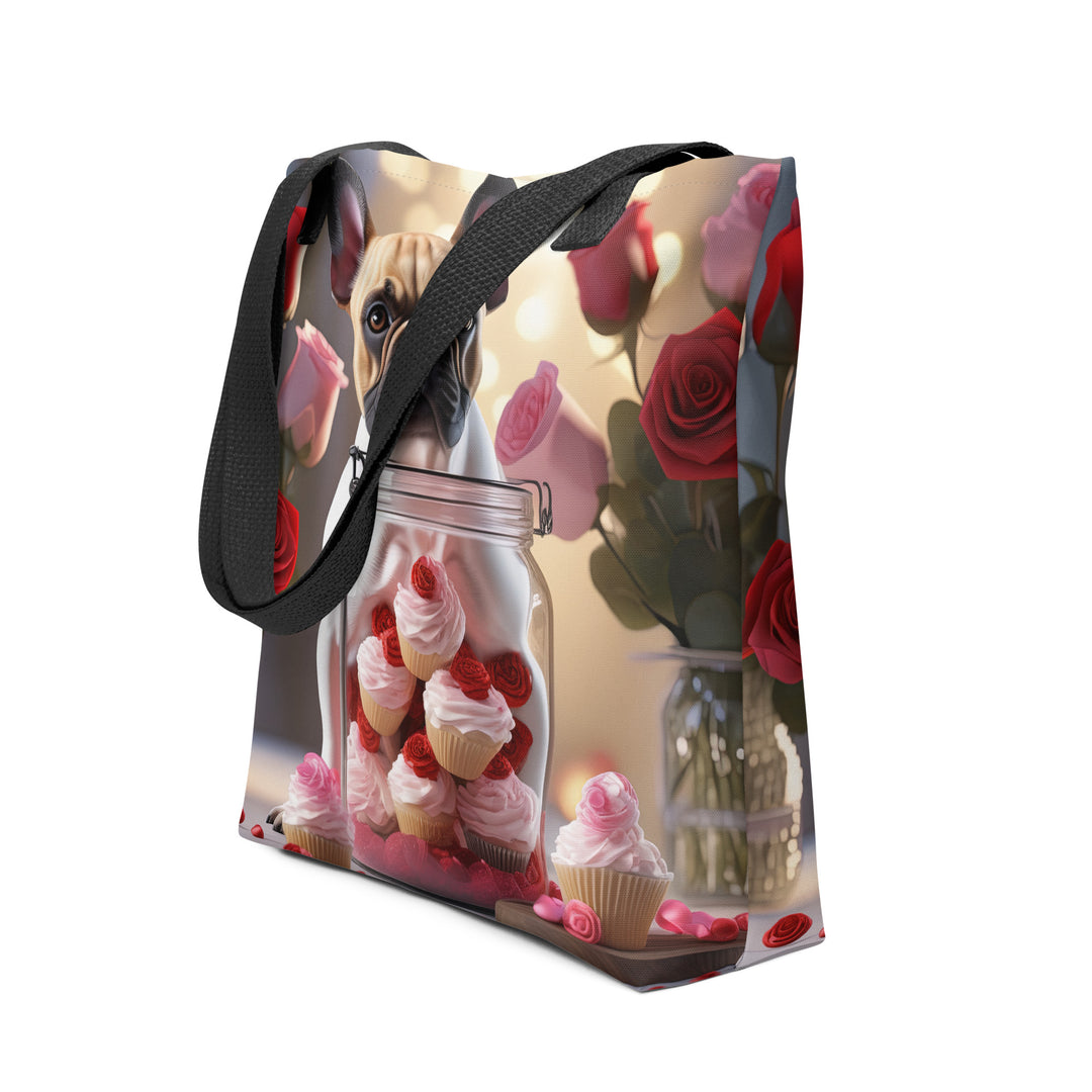 Tote bag-French Bulldog Romantic V2