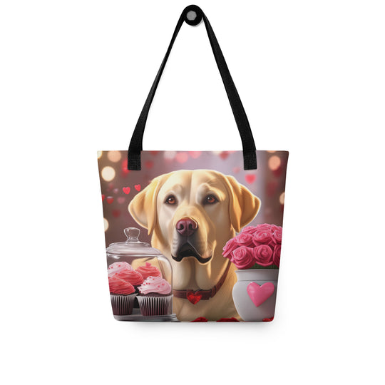 Tote bag-Labrador Retriever Romantic V2