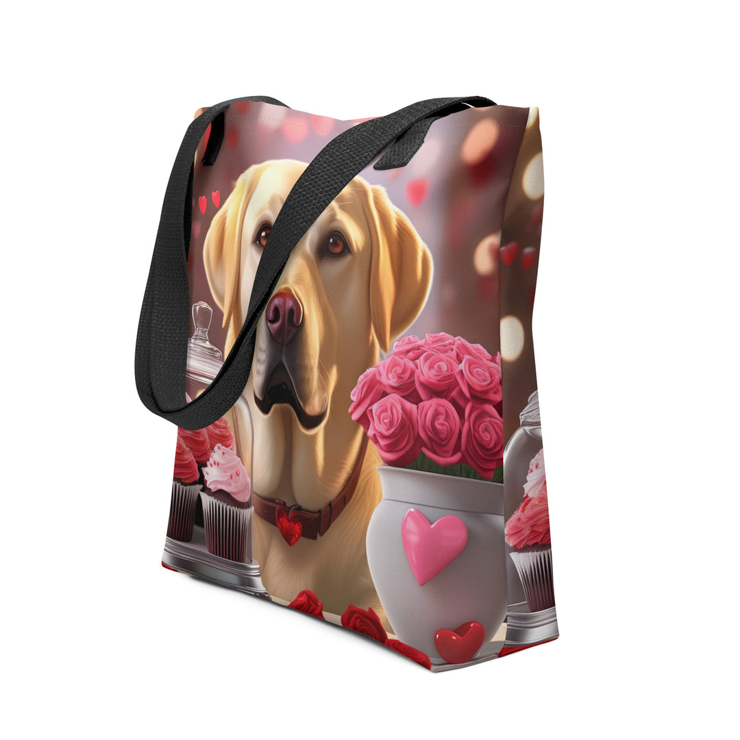 Tote bag-Labrador Retriever Romantic V2