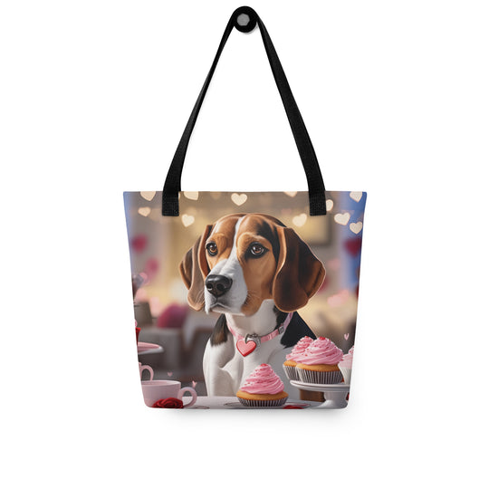 Tote bag-Beagle Romantic V2