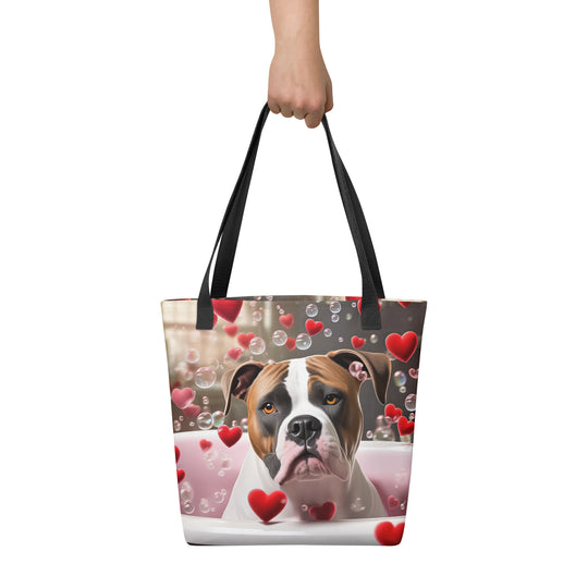 Tote bag-American Bulldog Romantic V3