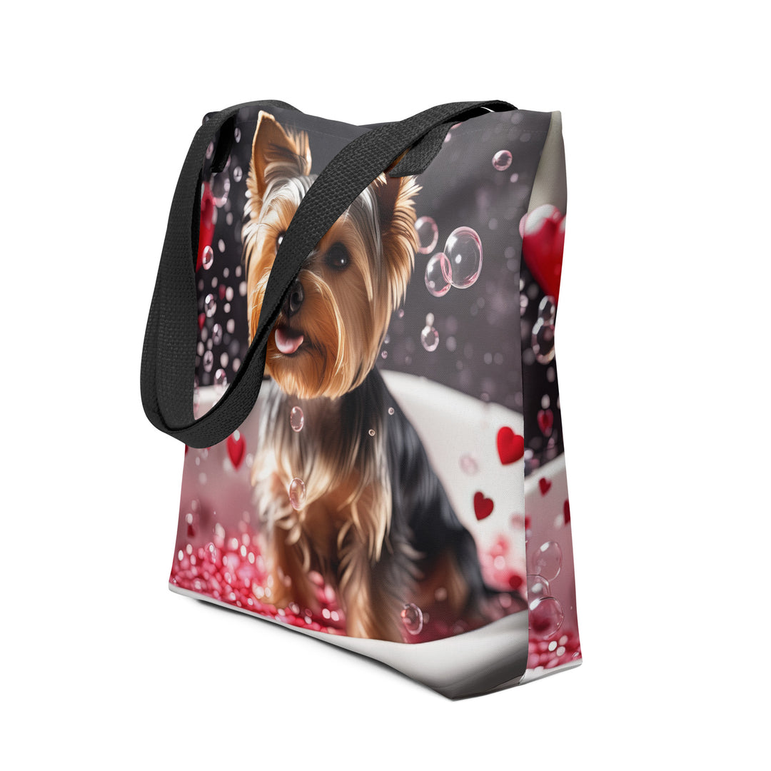 Tote bag-Yorkshire Terrier Romantic